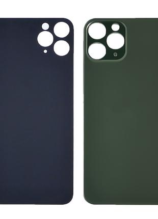 Заднее стекло корпуса для Apple iPhone 11 Pro Max тёмно-зелёно...