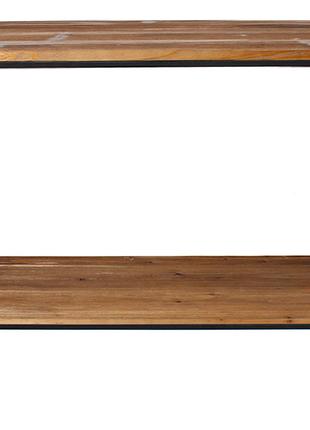 Консоль металлическая Лофт со столешницей из дерева (сосна), 1...
