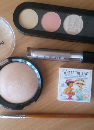 Тени ATELIER, the Balm, Inglot, хайлайтер
