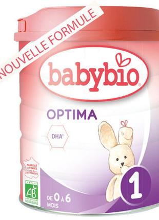Детская смесь BabyBio Optima 1 молочная+0 мес. 800 г (58031)
