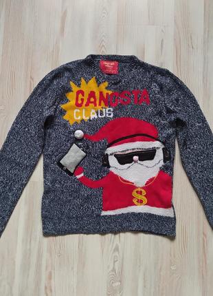 Подростковая новогодняя рождественская кофта свитшот свитер от...