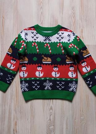 Новогодняя рождественская кофта свитшот свитер от urban boys н...
