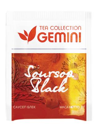 Чай чёрный Gemini Tea Collection Soursop Black Саусеп Блэк пак...