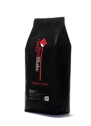 Кофе Extra Crema RedBlakcCoffee в зернах 1 кг