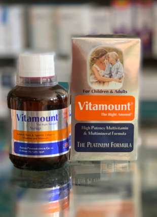 Vitamount Syrup Вітамаунт сироп для дітей і дорослих Єгипет