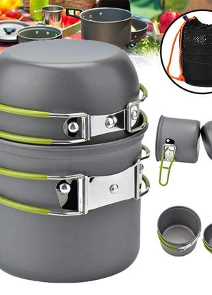 Набор посуды для пикника Cooking Set DS-101 туристическая посу...