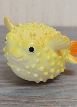 Рыба ёж резиновая игрушка для ванной