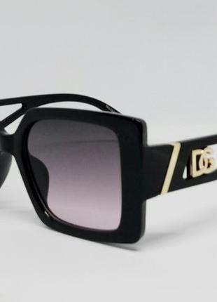 Dolce & gabbana стильные женские солнцезащитные очки серо розо...