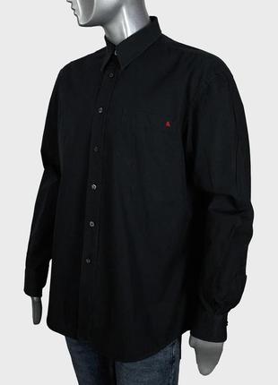 Dolce & gabbana мужская черная рубашка (оригинал) 100% хлопок