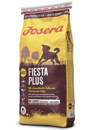 Корм для привиредливых собак Josera Dog FiestaPlus с лососем 4...