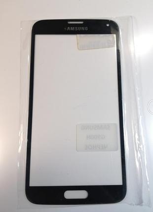 Cкло для переклейки Samsung G900 Galaxy S5 чорне