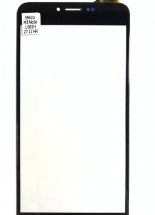 Сенсор (тачскрін) Meizu M3 Note (L681) Чорний