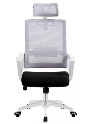 Офісне крісло керівника білий колір Остин