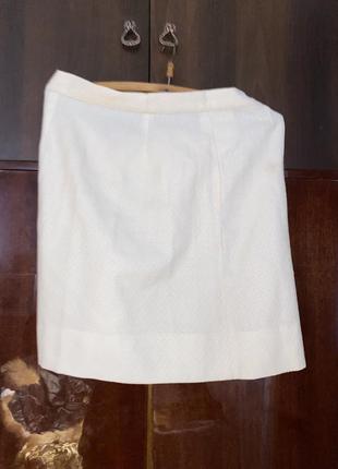 Натуральная шерстяная юбка миди