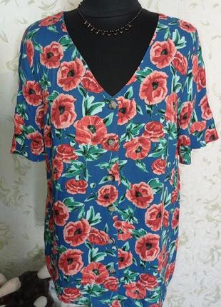 Блуза квітковий принт 🌺 uk12