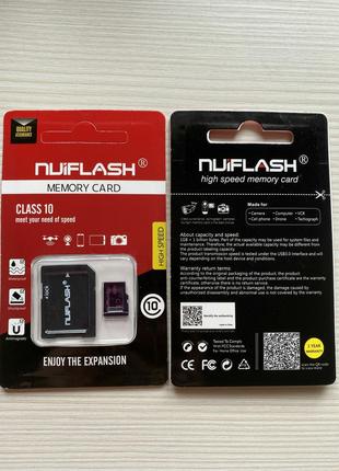 Картка пам'яті Micro SD 32 GB NUIFLASH + Adapter Class 10 для ...