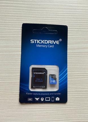 Картка пам'яті Micro SD STICKDRIVE 32 GB + Adapter Class 10 дл...