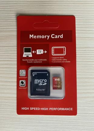Карта памяти Micro SD 64 GB + Adapter Class 10 для телефонов и...
