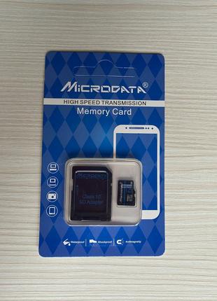 Карта памяти MICRODATA Micro SD 64 GB + Adapter CLASS 10 для т...