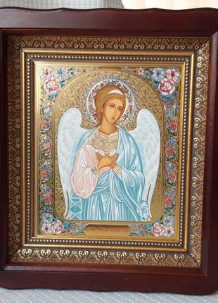 Икона Ангела Хранителя литографическая 23х26см
