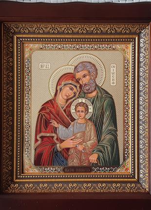 Икона "Святое Семейство" литография на подарок 23*26см