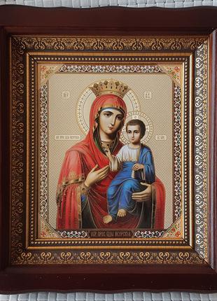 Иверская икона Божией Матери для дома или на подарок 23*26cm