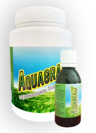 Aquagrazz - Жидкий газон-органічна суміш + Травосмся для газон...