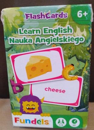 Обучающая карточная игра fundels learn english game.