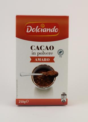 Горький какао-порошок Dolciando Amaro 250г (Италия)