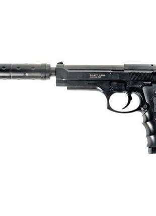 G052A Страйкбольный пистолет Galaxy Beretta 92 с глушителем пл...