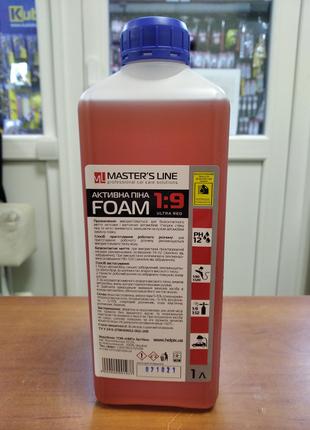 Активна піна Master’s Line Foam Ultra Red 1:9 1000 мл