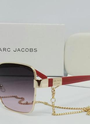 Marc jacobs модные женские солнцезащитные очки серо розовый гр...