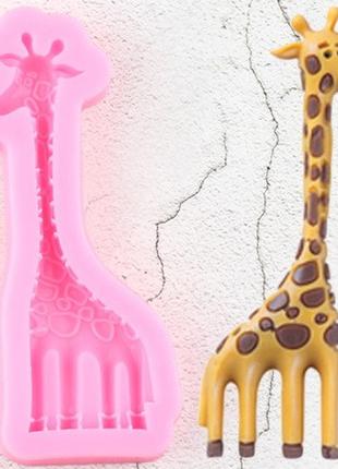 Молд "Жираф" силиконовый - размер молда 12*5см