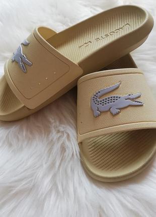 Сланцы, шлепки, шлепанцы lacoste