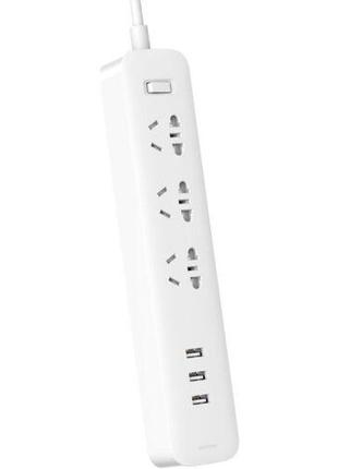 Удлинитель Mi Power Strip (3 розетки+3 USB) 27W Fast Charge