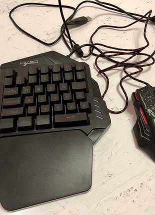 Механическая игровая клавиатура и мышка V100, 35 клавиш
