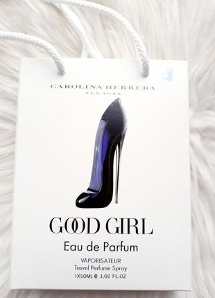 Good girl парфюм в подарочной упаковке 50мл, тестер, пробник, ...