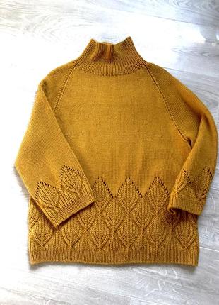 Пуловер жіночий оверсайз ручна робота