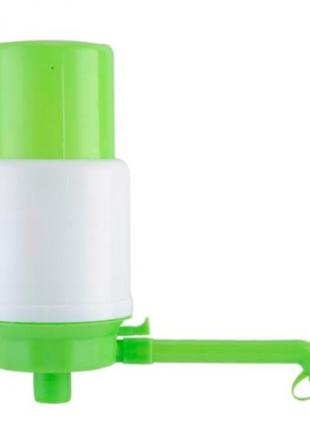 Ручна помпа дозатор для бутильованої води Viaplast mini Green