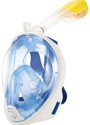 Полнолицевая маска для плавания FREE BREATH (S/M) M2068G с кре...