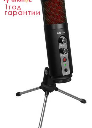 Студийный микрофон Manchez SU-10 (USB) со штативом Black, GP, ...