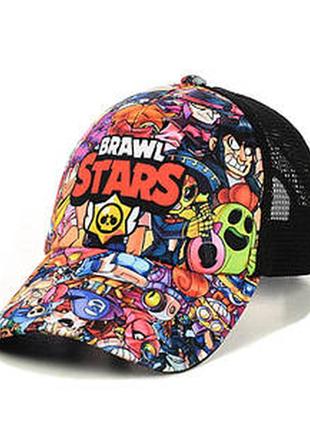 Дитяча кепка з сіткою "brawl stars"