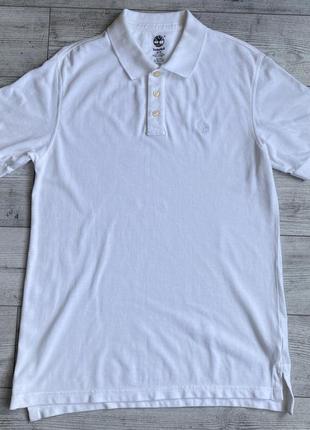 Поло\футболка timberland classic white polo