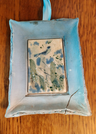 Рамка из глины рисунок эмаль
