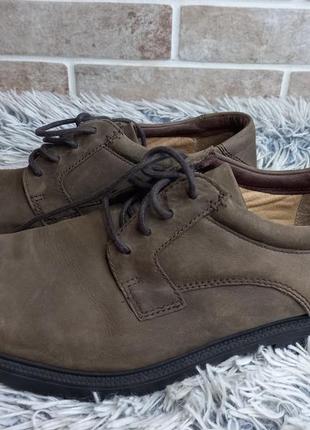 Кожанные ботинки clarks 44р