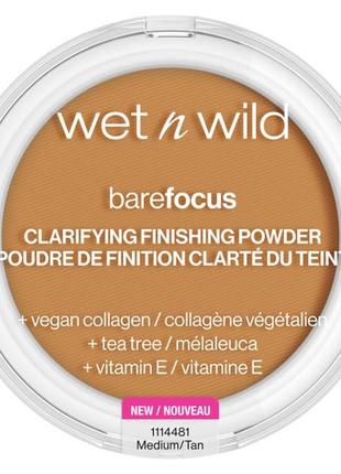 Финиш пудра wet n wild bare focus clarifying finishing powder-...