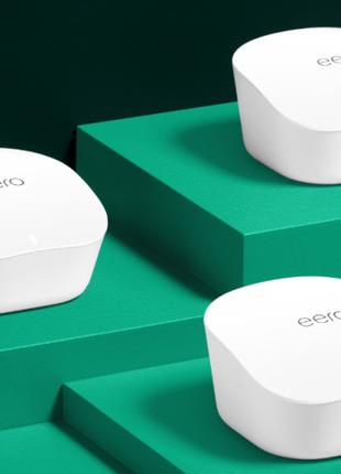 Комплект Amazon Eero Mesh 3 WiFi роутера 802.11ac AC1300 2.4+5ГГц