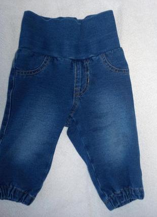 Детские стрейчевые джинсы на резинке