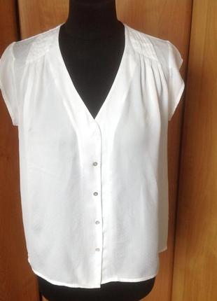Блуза белая на лето очень легкая h&m p.s
