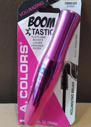 Тушь для ресниц l.a. colors boomtastic mascara cbms328 черная.